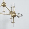 Lustre Sputnik Dourado