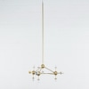 Lustre Sputnik Dourado