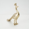 Escultura Pavão Dourado