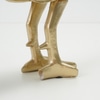 Escultura Pavão Dourado