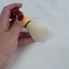 Pincel de Barbear Base Vermelha