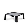 Mesa Centro Quadrada Fibra de Vidro Preta