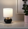 Luminária abajour de mesa base preta
