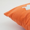 Capa de Almofada Retangular Laranja