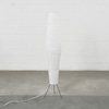 Luminária de Piso Casulo Papel Arroz Branco