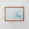 Quadro Cavalo Azul