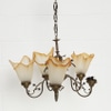 Lustre Antigo Cúpula Flor