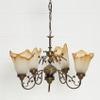 Lustre Antigo Cúpula Flor