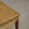 Toalha de Mesa Quadrada Tecido Dourado Glitter