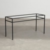 Base de Mesa de Metal Preta Maior