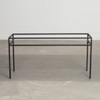 Base de Mesa de Metal Preta Maior