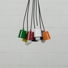 Luminária Pendente Cilindros Coloridos
