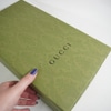 Caixa de Papelão Verde Gucci