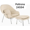 Poltrona Womb Chair Linho Texas