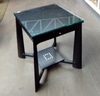 Mesa Quadrada Infantil Madeira Preta
