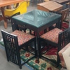 Mesa Quadrada Infantil Madeira Preta