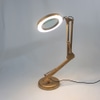 Luminária Lupa Led Zem Dourada