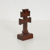 Cruz de Caravaca em Madeira Escura