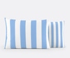 Capa de Travesseiro Fronha Listras Azul e Branco