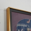 Quadro Lenço Ponte Flor Peônia