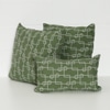 Capa de Almofada Verde Estampada Corda Naútica