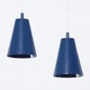 Luminária Pendente Cônica Azul