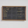Painel de Aviso com Letras