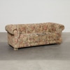 Sofá Chesterfield Capitonê Floral 3 Lugares