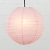 Luminária Japonesa de Papel Arroz Rosa M