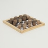 Jogo de Dama com Peças de Madeira