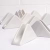 Porta Guardanapos Triangulo Branco
