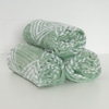 Toalha Praia Buddemeyer Chevron Verde e Branco